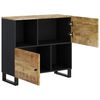 vidaXL Buffet avec 2 portes 80x33x75 cm bois massif de manguier