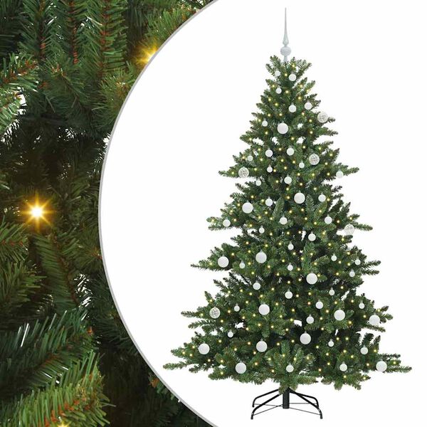 vidaXL Sapin de No&euml;l Artificiel &agrave; Branches Articul&eacute;es Vert 180 cm