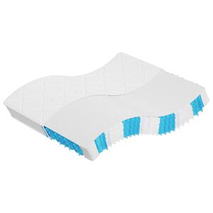 vidaXL Matelas &agrave; ressorts ensach&eacute;s duret&eacute; moyenne 160x200 cm