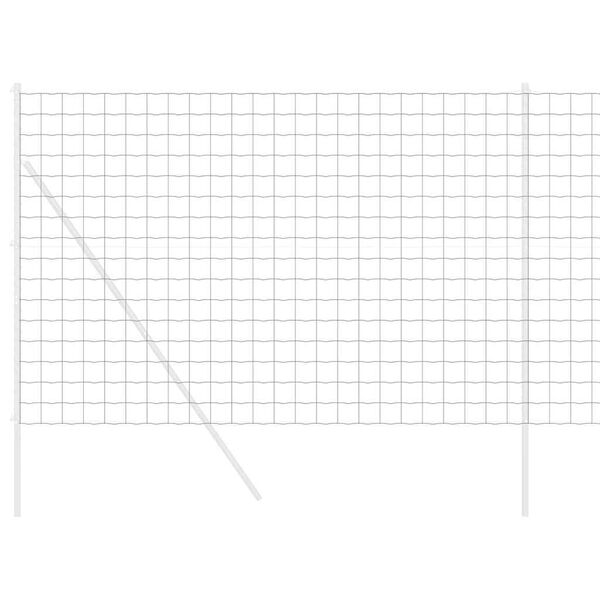 vidaXL Clôture Euro Gris 1.6 x 10 m Fer revêtu de PVC