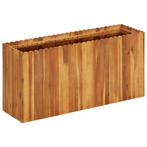 vidaXL Lit sur&eacute;lev&eacute; de jardin 100x30x50 cm Bois massif d'acacia