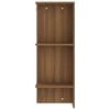 vidaXL Armoire de couloir Chêne marron 97,5x37x99 cm Bois d'ingénierie