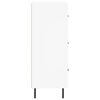 vidaXL Buffet blanc 34,5x34x90 cm bois d'ing&eacute;nierie