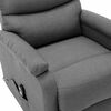 vidaXL Fauteuil Gris clair Tissu