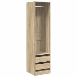 vidaXL Garde-robe avec tiroirs Ch&ecirc;ne sonoma Bois d'ing&eacute;nierie