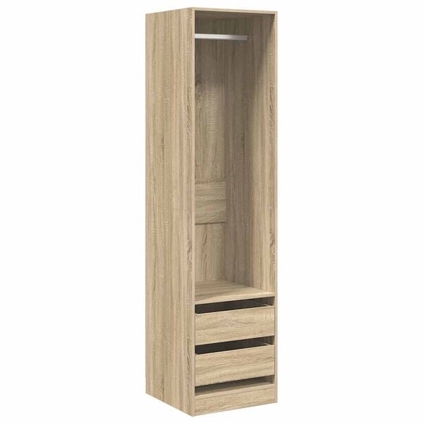 vidaXL Garde-robe avec tiroirs Ch&ecirc;ne sonoma Bois d'ing&eacute;nierie