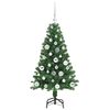 vidaXL Sapin de No&euml;l artificiel Vert 120 cm PVC, Acier et Plastique