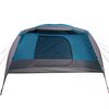 vidaXL Tente de camping avec porche 4 personnes bleu imperm&eacute;able
