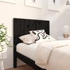 vidaXL Tête de lit Noir 95,5x4x100 cm Bois massif de pin