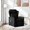 vidaXL Fauteuil de massage inclinable Noir Tissu
