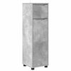 vidaXL Cabinet de salle de bain Gris b&eacute;ton 30,5 x 30 x 101 cm