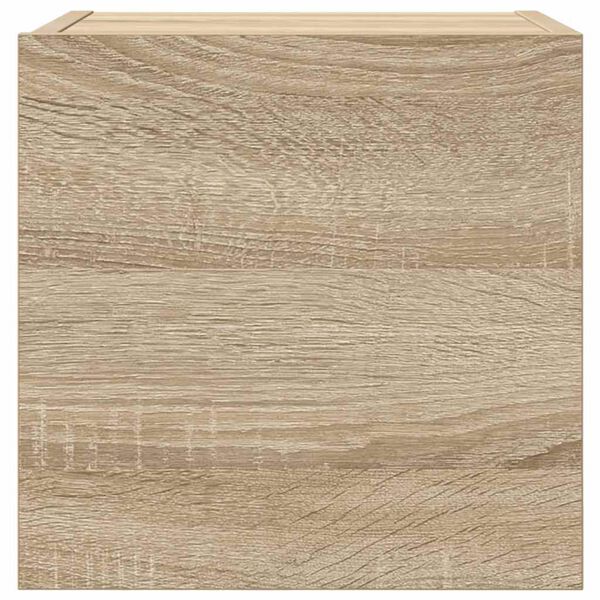 vidaXL Meubles TV muraux 4 pcs Chêne sonoma 30,5x30x30 cm