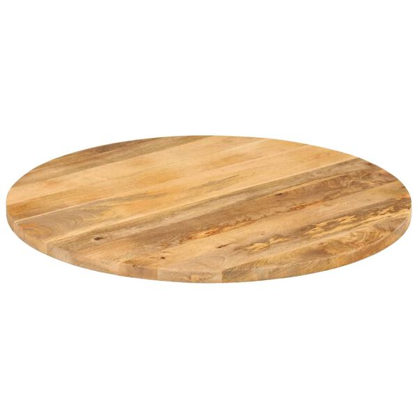 vidaXL Dessus de table &Oslash; 70x3,8 cm rond bois de manguier massif
