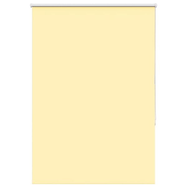 vidaXL Store enrouleur occultant jaune largeur du tissu 90,7 cm