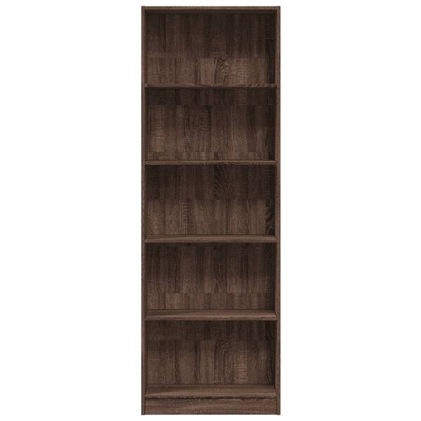 vidaXL Bibliothèque chêne marron 60x24x176 cm bois d'ingénierie