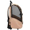 vidaXL Chariot polyvalent pliable pour animaux de compagnie beige