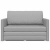 vidaXL Canap&eacute;-Lit 110cm Gris nuage tissu