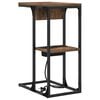 vidaXL Cabinet de chevet Ch&ecirc;ne fum&eacute; 41,5 x 26 x 60,5 cm