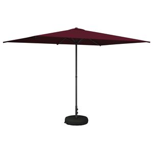 vidaXL Parasol de jardin avec base 200 x 300 cm Polyester