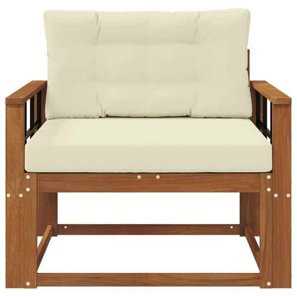 vidaXL Sofa de milieu ext&eacute;rieur Bois d'Acacia Massif Naturel