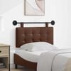 vidaXL T&ecirc;te de lit suspendue Marron 100 x 55 x 5 cm Simili cuir