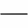 vidaXL Brosses de porte adh&eacute;sives 2 pc Noir 100 cm Alliage d'Aluminium