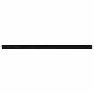 vidaXL Brosses de porte adh&eacute;sives 2 pc Noir 100 cm Alliage d'Aluminium