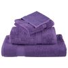 vidaXL Serviettes de sauna de qualit&eacute; sup&eacute;rieure SOLUND 10 pcs violet