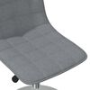 vidaXL Chaises pivotantes &agrave; manger lot de 6 gris clair tissu
