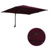 vidaXL Parasol de jardin Bordeaux 248,5 x 247,5 x 160 cm