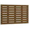 vidaXL T&ecirc;te de lit murale Marron miel 106x3x63 cm Bois massif de pin