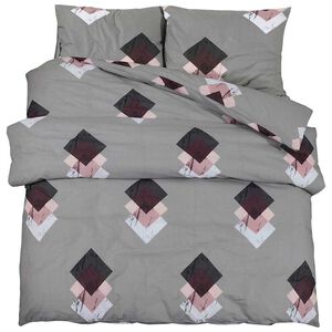 vidaXL Ensemble de housse de couette multicolore 140x200 cm coton