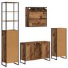 vidaXL Ensemble de mobilier de salle de bain avec tiroir Bois ancien