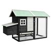 vidaXL Poulailler Gris 170x81x110 cm Bois de pin massif et sapin
