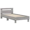 vidaXL Cadre de lit sans matelas avec t&ecirc;te de lit 75x190 cm