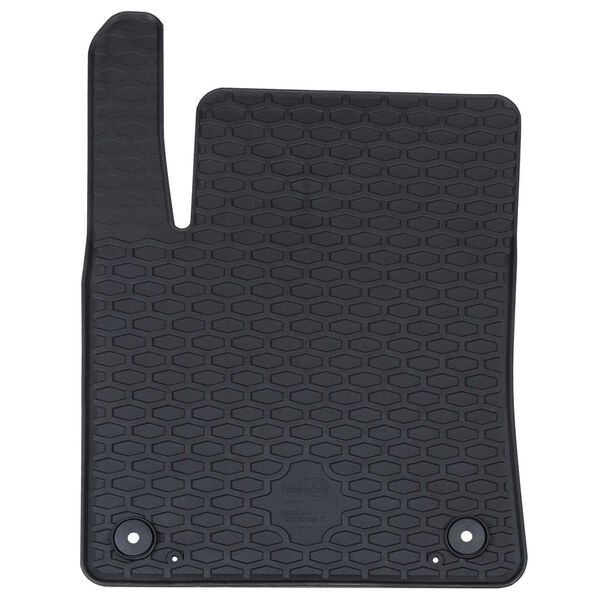 vidaXL Tapis de voiture 4 pcs Noir Caoutchouc