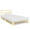 vidaXL Cadre de lit de palette sans matelas 90x200 cm bois pin massif