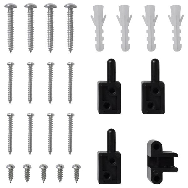 vidaXL &Eacute;cran anti-insectes &agrave; charni&egrave;re Marron et Noir 100 x 215 cm