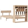 vidaXL Lit biblioth&egrave;que sans matelas 75x190 cm bois de pin massif