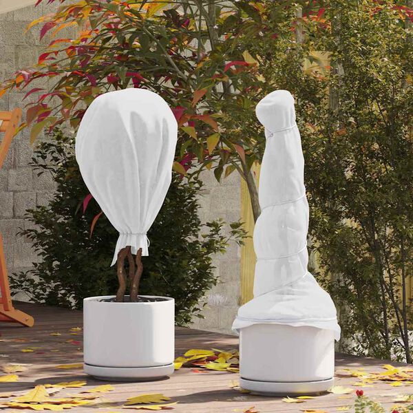 vidaXL Fleece de protection des plantes contre le gel Blanc 20 x 1,6 m