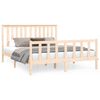 vidaXL Cadre de lit sans matelas 160x200 cm bois massif de pin