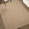 vidaXL Tapis ZIZUR 240x240 cm aspect de jute int&eacute;rieur et ext&eacute;rieur