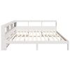 vidaXL Lit biblioth&egrave;que sans matelas blanc 180x200 cm bois pin massif