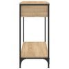 vidaXL Table console ch&ecirc;ne sonoma 75x34,5x75 cm bois d'ing&eacute;nierie
