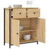 vidaXL Buffet ch&ecirc;ne sonoma 70x30x80 cm bois d'ing&eacute;nierie