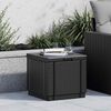 Keter Pouf de rangement Cube Graphite 213816