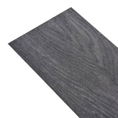 vidaXL Planches de plancher PVC autoadhésif 2,51 m² 2 mm Noir et blanc