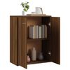 vidaXL Buffet Chêne marron 60x30x75 cm Bois d'ingénierie
