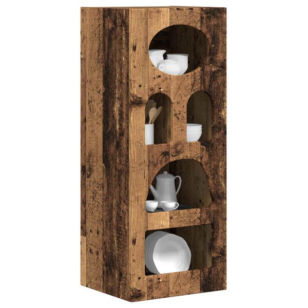 vidaXL Buffet Bois ancien 40 x 35 x 100,5 cm Bois d'ing&eacute;nierie