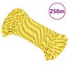 vidaXL Corde de bateau Jaune 4 mm 250 m Polypropyl&egrave;ne
